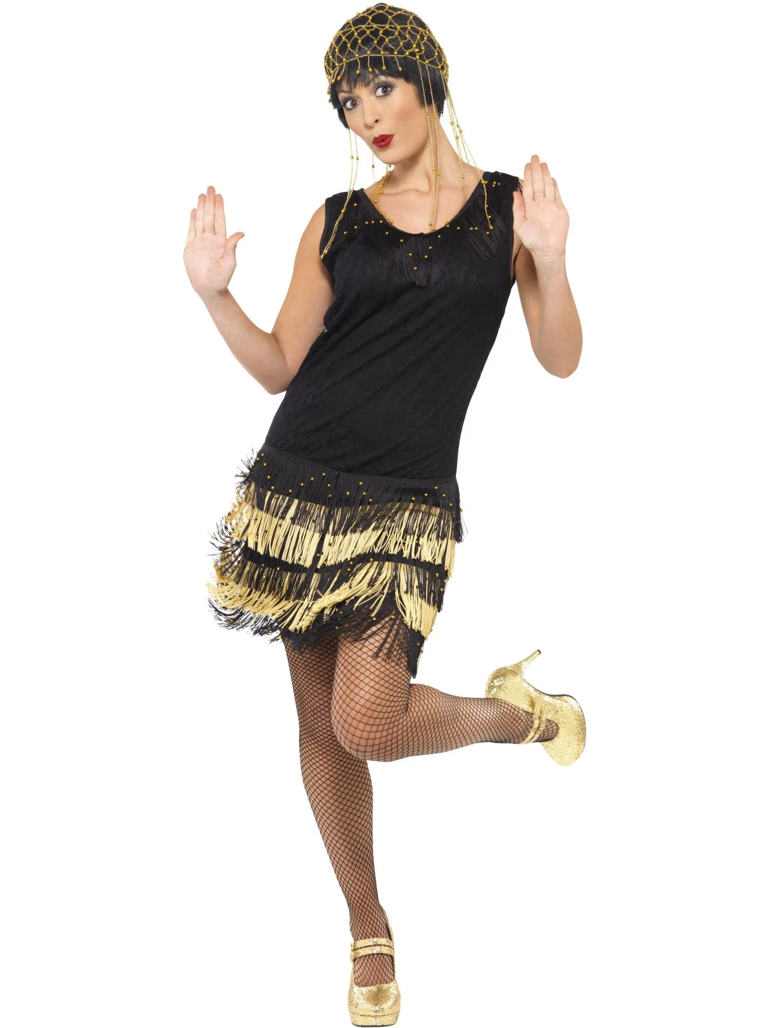 1920s Fringed Flapper Costume - Image 4