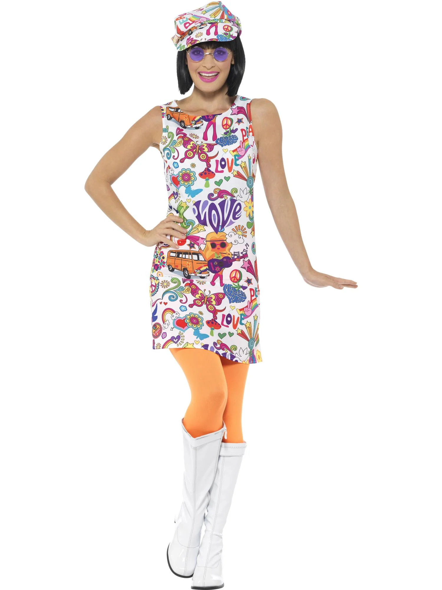 60s Groovy Chick Costume - Image 4