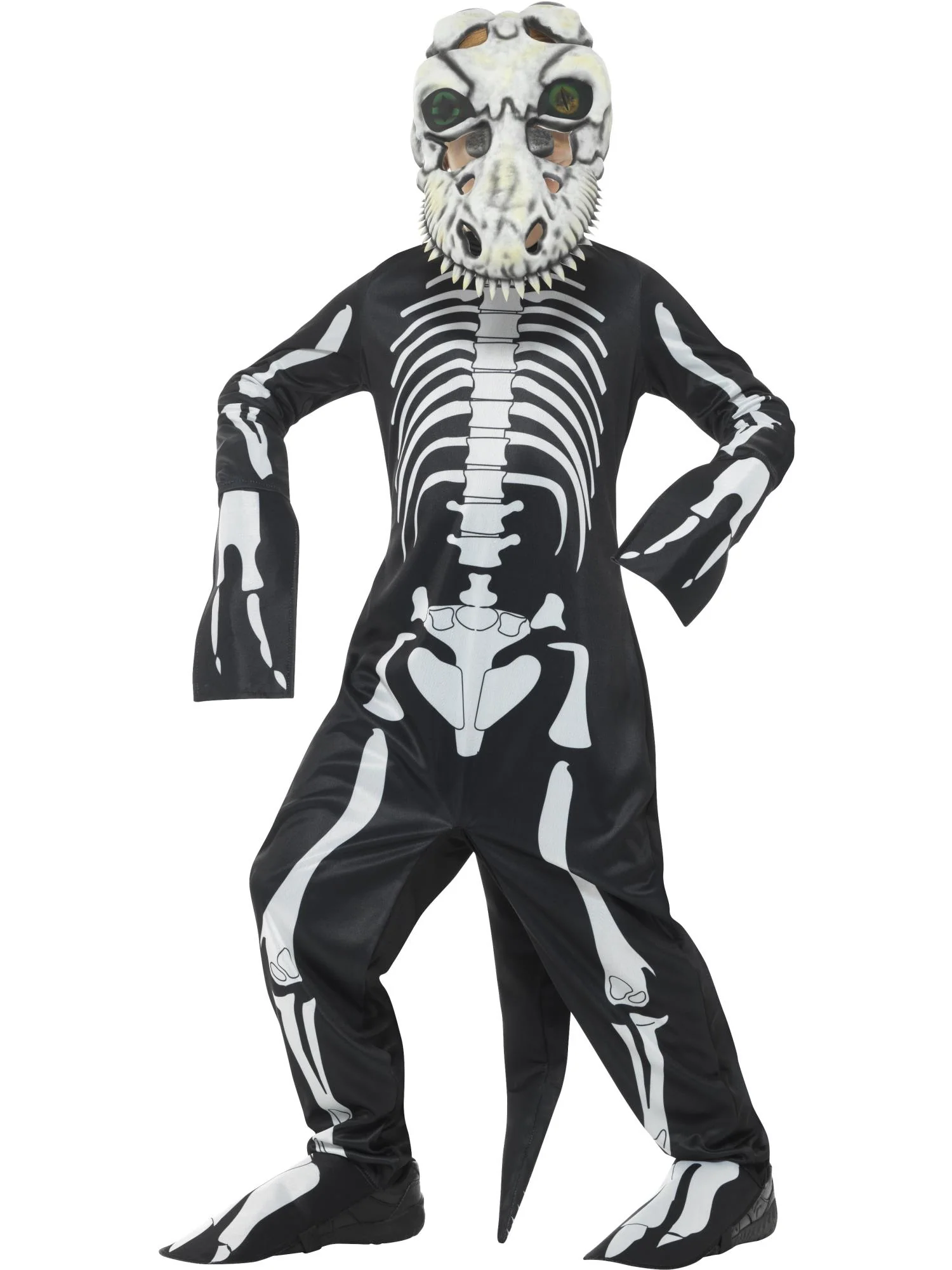 Smiffys Deluxe T-Rex Skeleton Costume - 48006 - Image 4