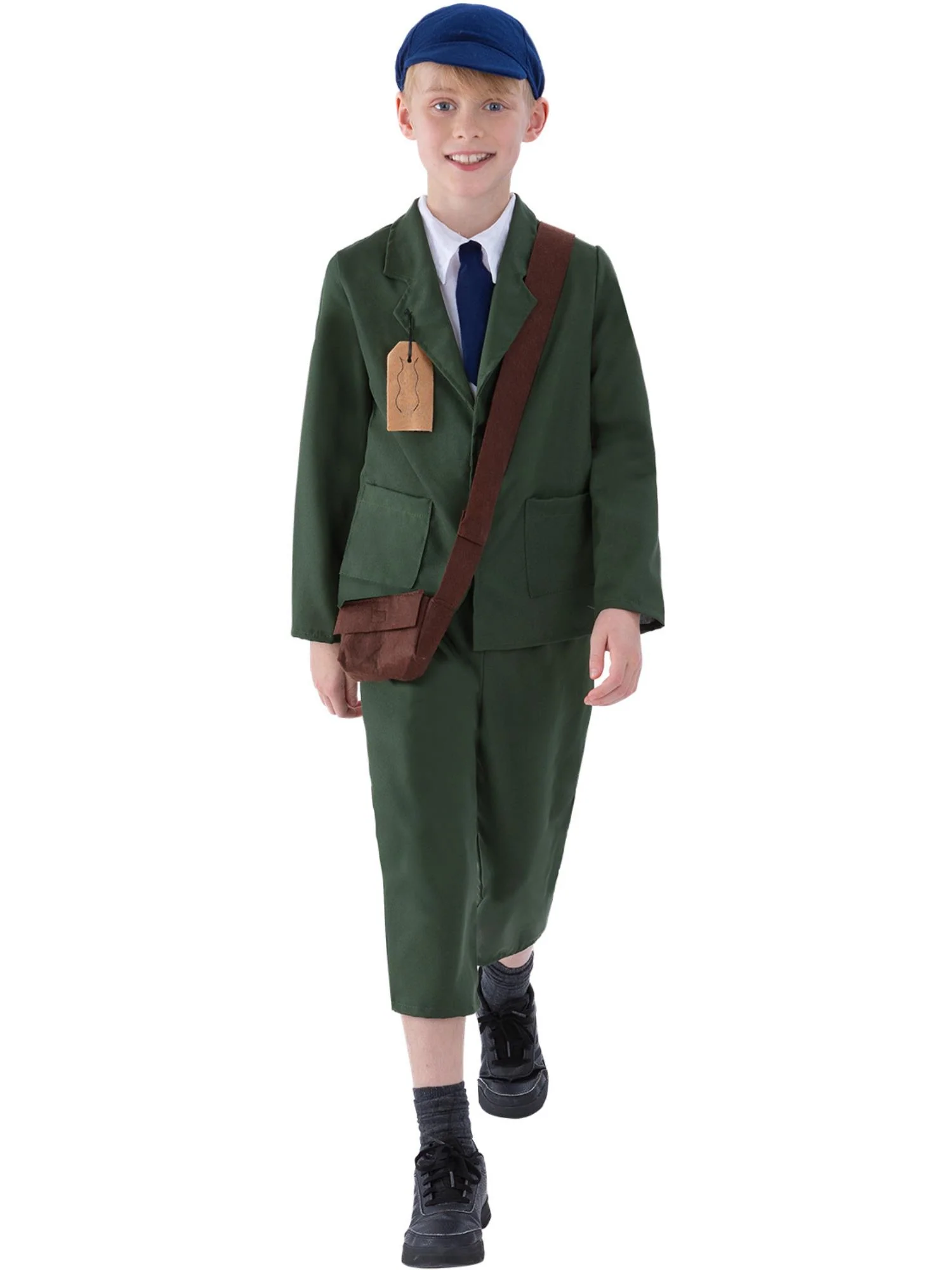 World War II Evacuee Boy Costume - Image 4
