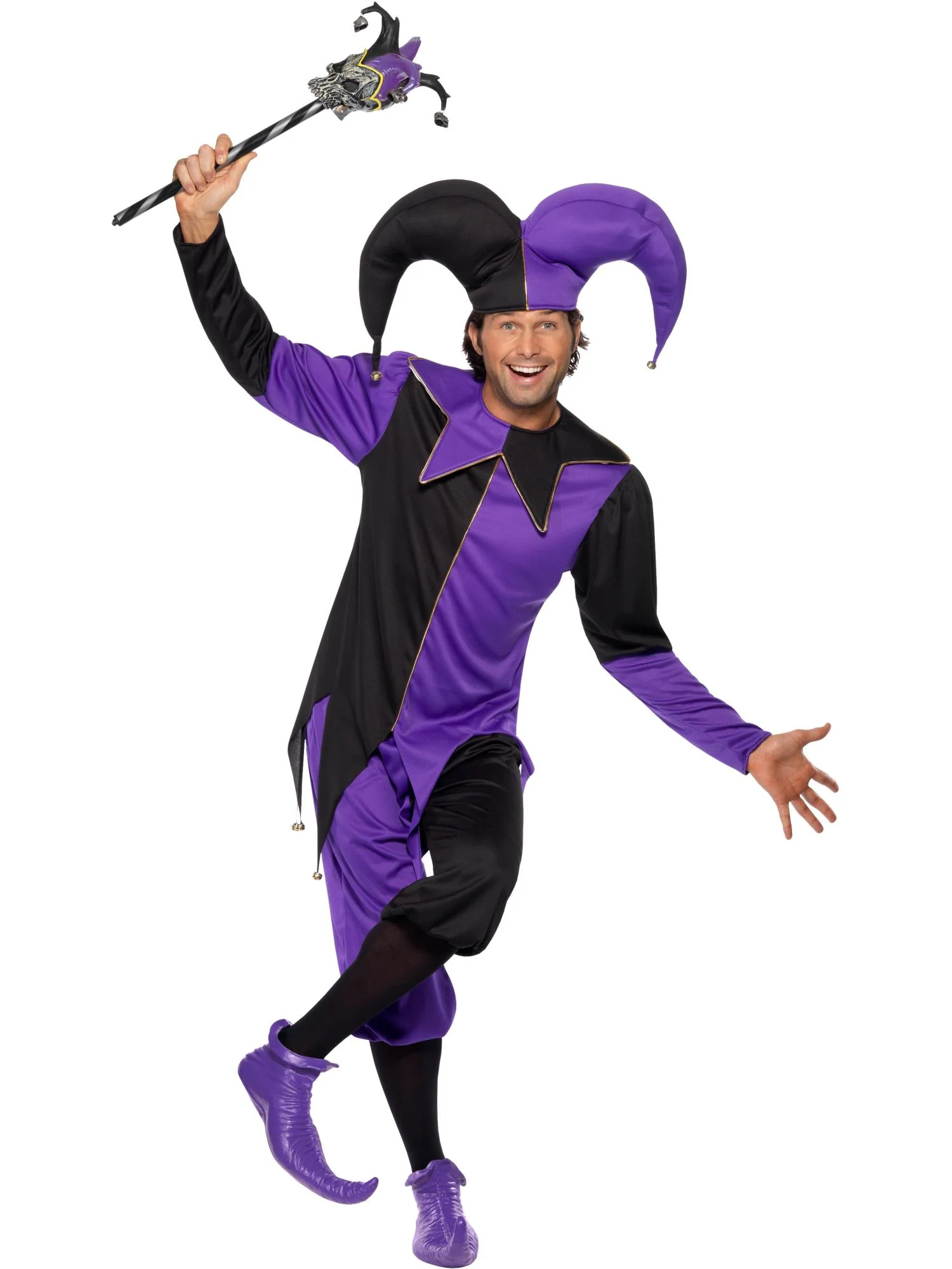 Smiffys Medieval Jester Costume - 33721 - Image 4
