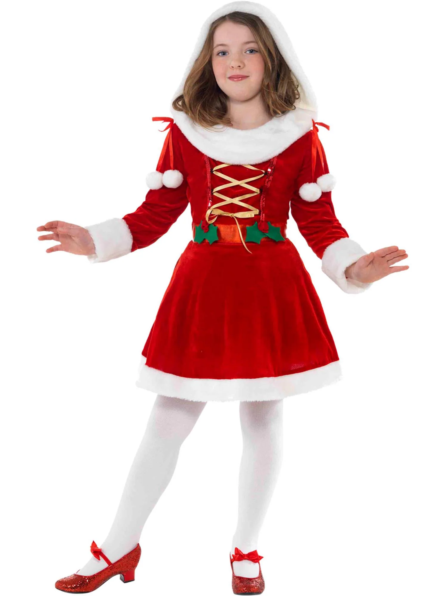 Little Miss Santa Costume - Child's - Image 4