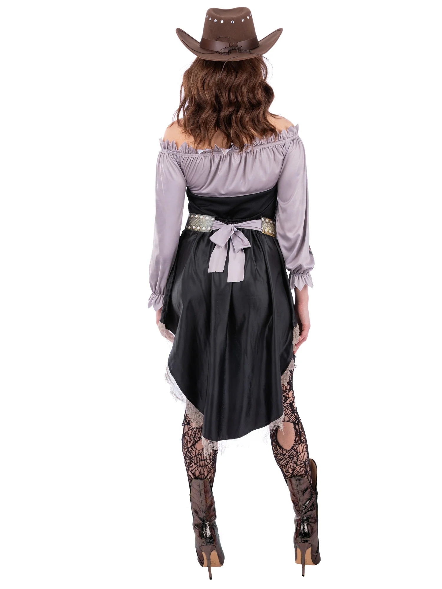 Skeleton Saloon Girl Costume - Image 3