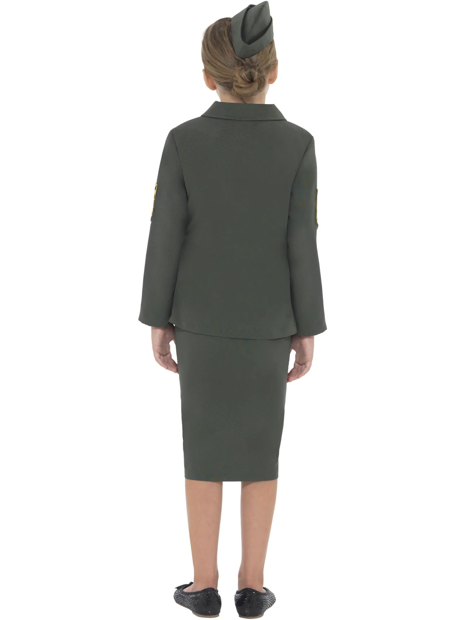 WW2 Army Girl Costume, Child - Image 3