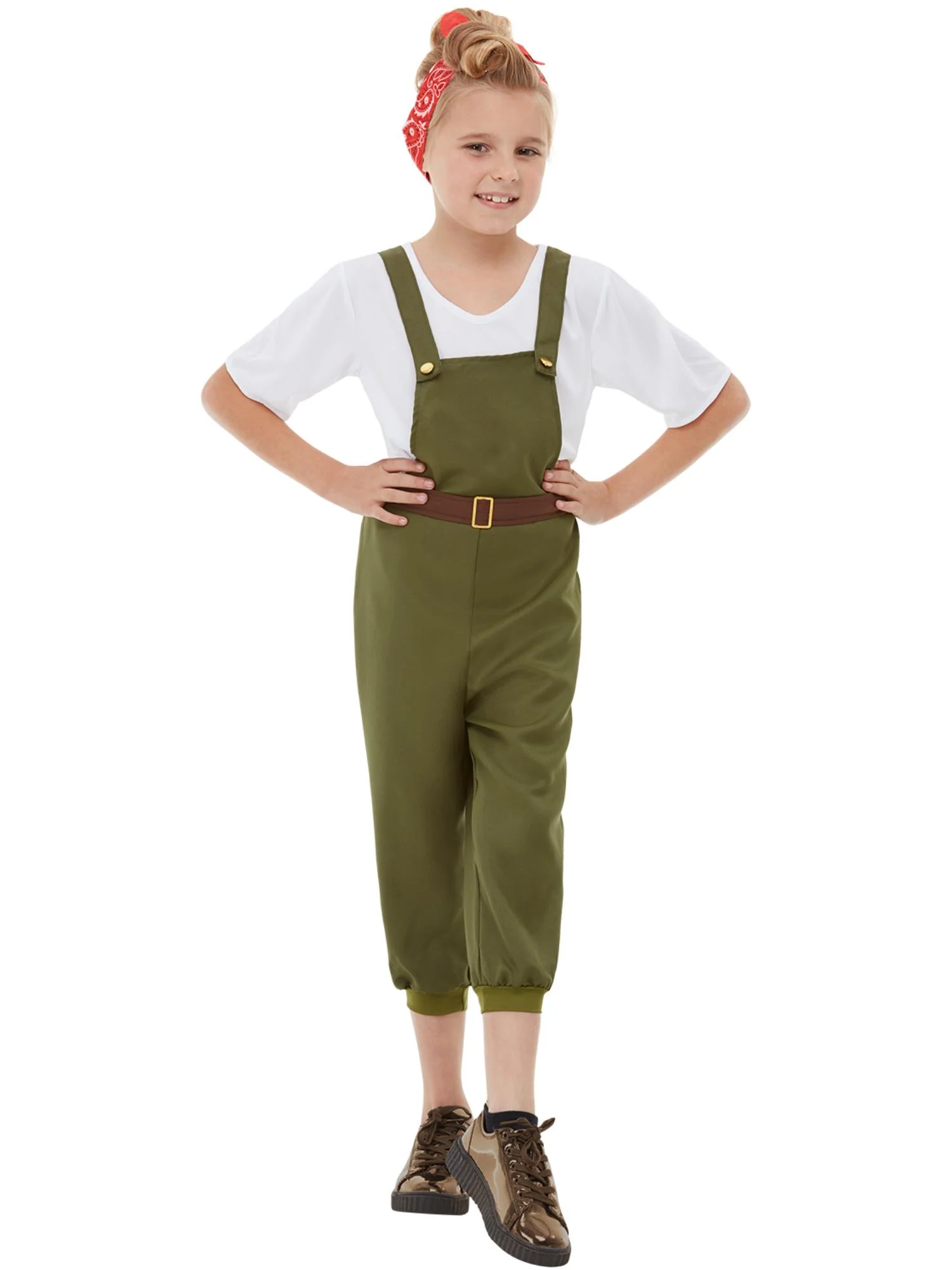 WW2 Little Land Girl Costume - Image 4